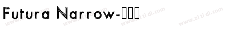 Futura Narrow字体转换